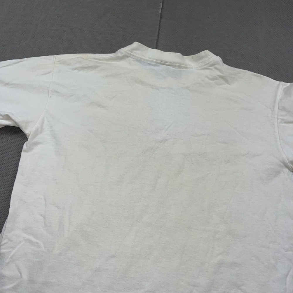 Vintage Chicago Bulls Shirt Mens Medium White NBA Basketball Champs Salem 90s - Picture 9 of 15